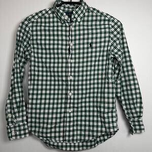 Ralph Lauren Button Down LS Dress Shirt M 10/12 Boys